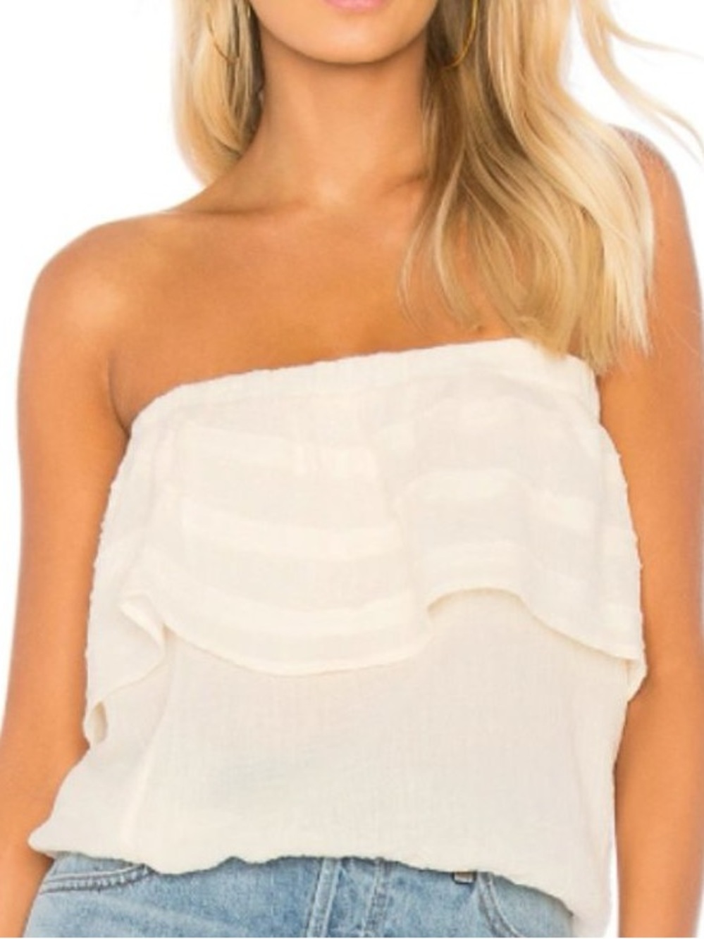 Young Fabulous & Broke Caicos Top -WHITE